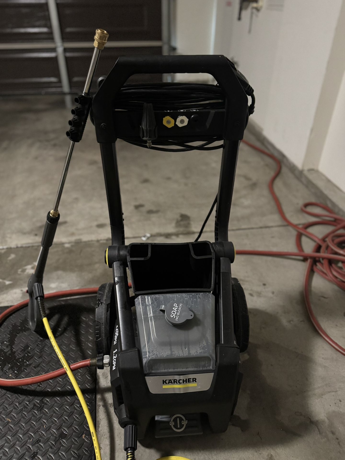 Kärcher K2200PSB 2200 psi 1.2 GPM CETA Certified Electric Power Pressure Washer with Surface Cleaner + Turbo