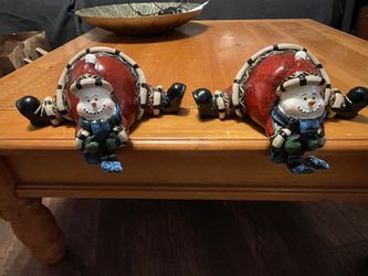 Snowman Santa Stocking Holders