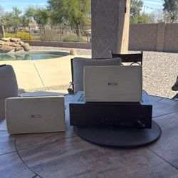 Yamaha Outdoor Speaker System With Receivers