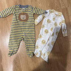 Lion onesies, 6 months price for both 