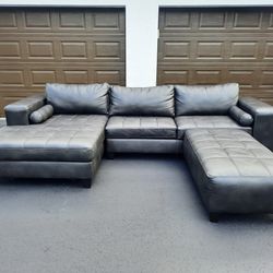 SOFA COUCH SECTIONAL AND OTTOMAN - 🛻DELIVERY AVAILABLE🛻