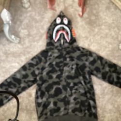Black Camo Bape Hoodie 