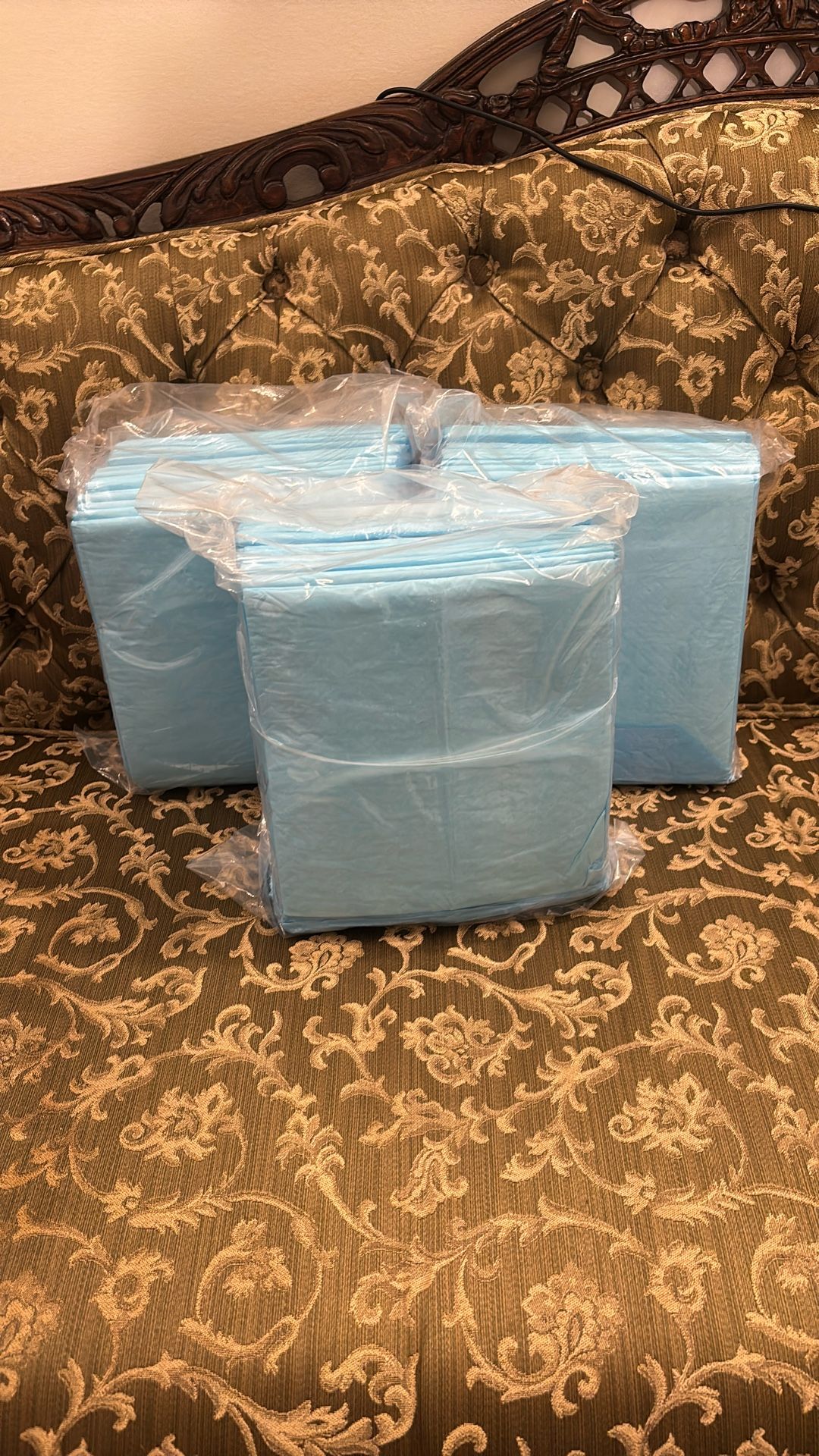 Dog Training Pads -  Three 25 Packs = 75 ( Maybe 1 Missing) Dog Wouldn’t Use..