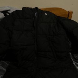 Black Polo Puffer Jacket 