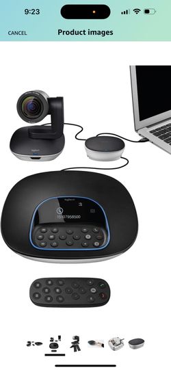 Logitech Group HD Video and Audio Conferencing System for Big Meeting Rooms