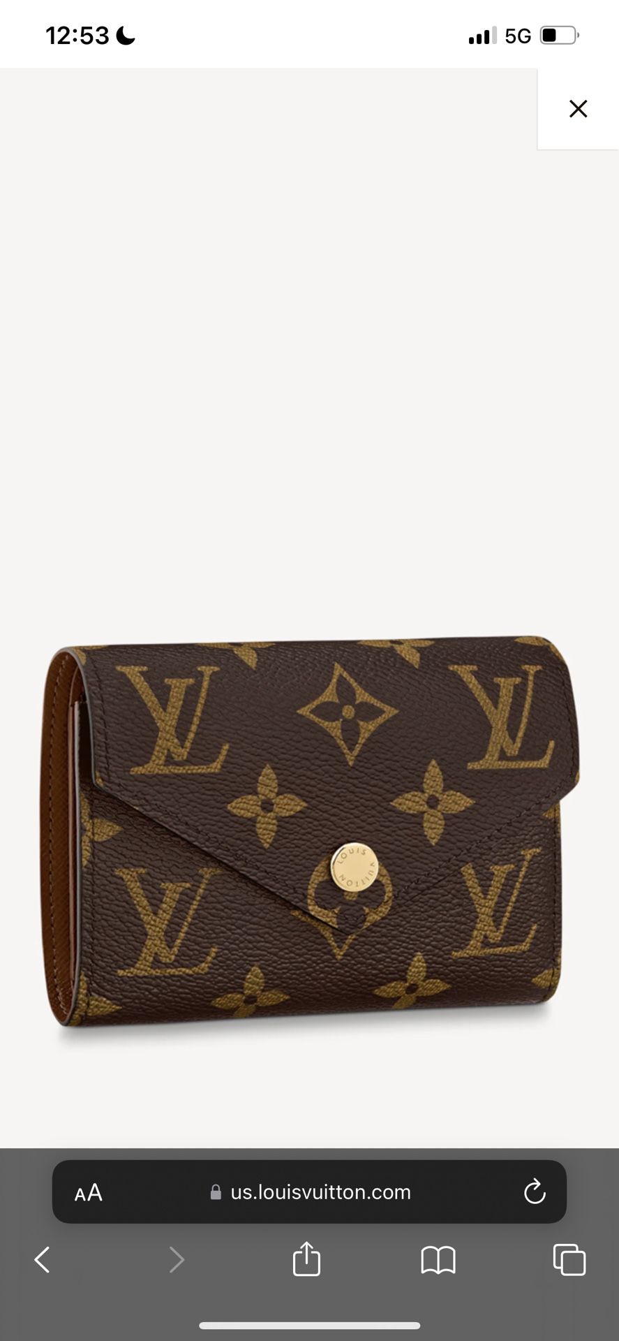 LOUIS VUITTON VICTORINE WALLET