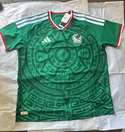 Original authentic Mexico jersey shirt available in white & green