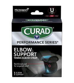 $8 CURAD Performance Series Elbow Support-Tennis Elbow Band