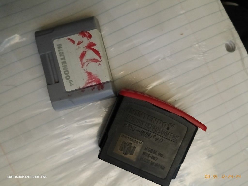 Official N64 Nintendo 64 Memory Pack And Expansion Pack