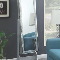 *SALE* Jewelry Cheval Mirror with Crystal Trim~ Best Prices!
