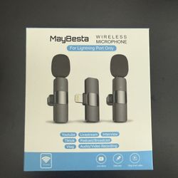 NEW OPEN BOX - Wireless Bluetooth Mini Microphone for iPhone 14