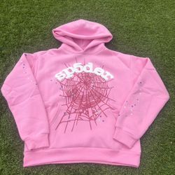 Pink Sp5der Hoodie 