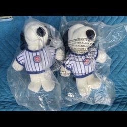 CHICAGO CUBS SNOOPY PLUSH BEANIE (2)