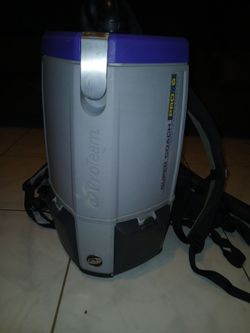 Back pack vacuum