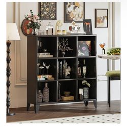 Metal 9 Cube Storage Organizer