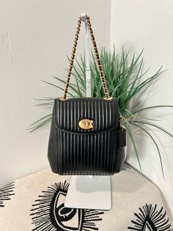 Coach Parker Convertible Quilted Leather Backpack