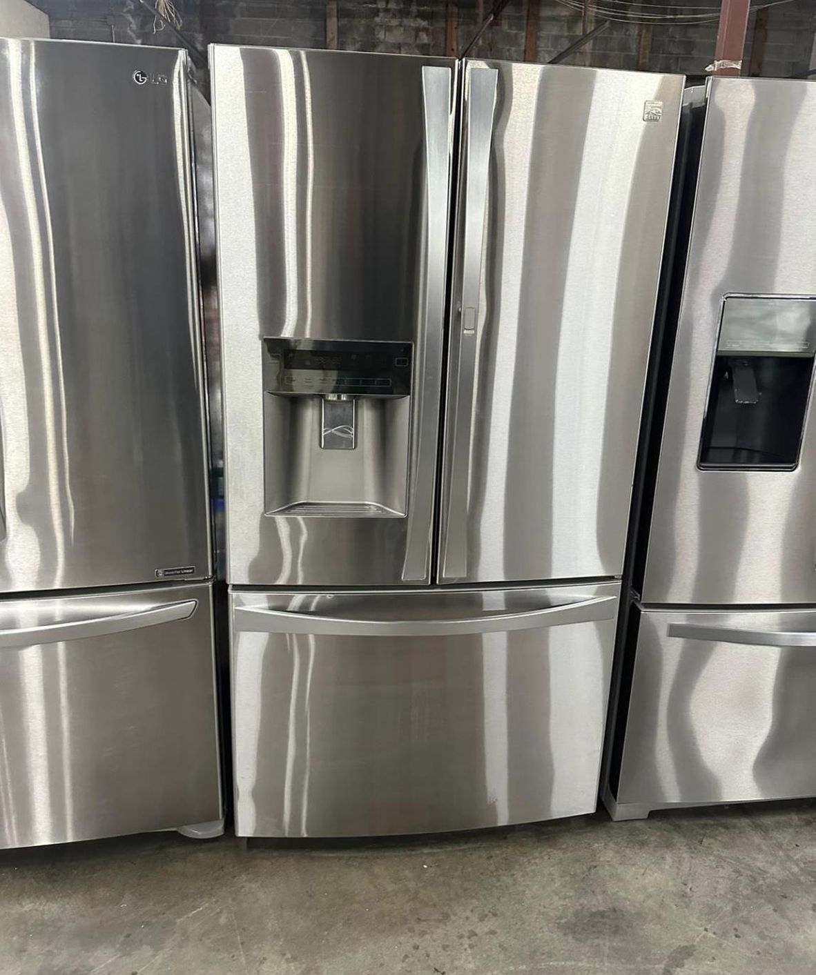 EnergyStar LG 3-Door Refrigerator Stainless Steel