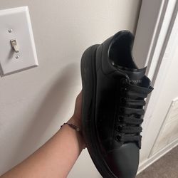 alexander mcqueen black clear sole