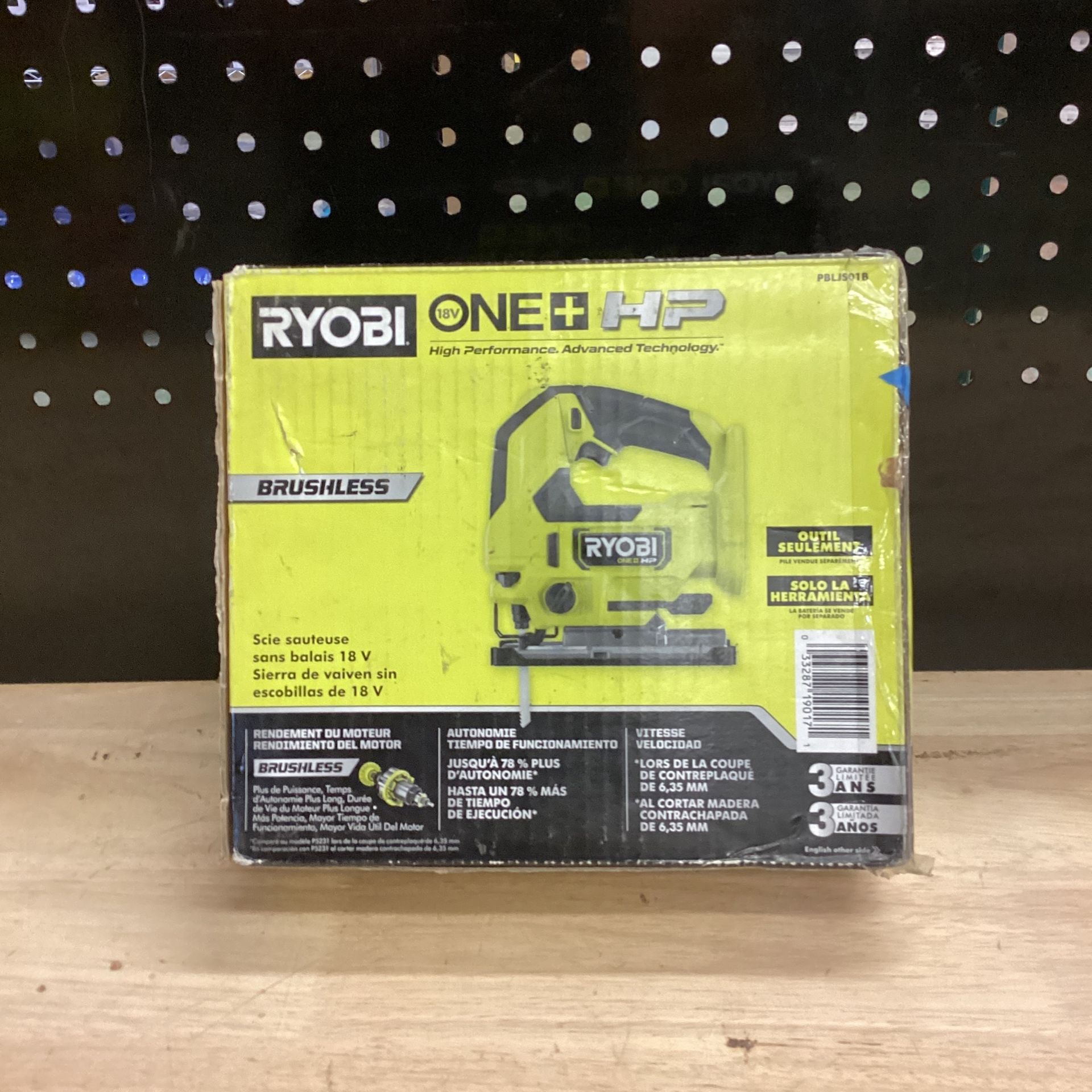 RYOBI ONE+ HP 18V Brushless Cordless Jig Saw (Tool Only)