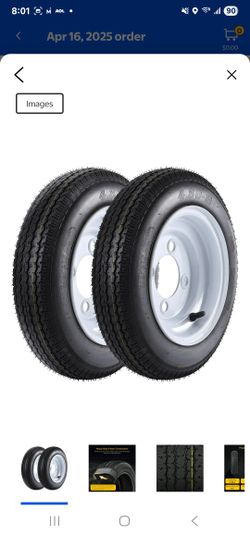Trailer Wheel And Rim New In Box 4.80x8