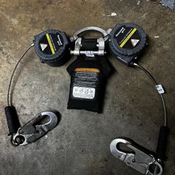 Honeywell Miller TurboLite EXTREME Twin Fall Protection Lifeline (Sharp Edge)