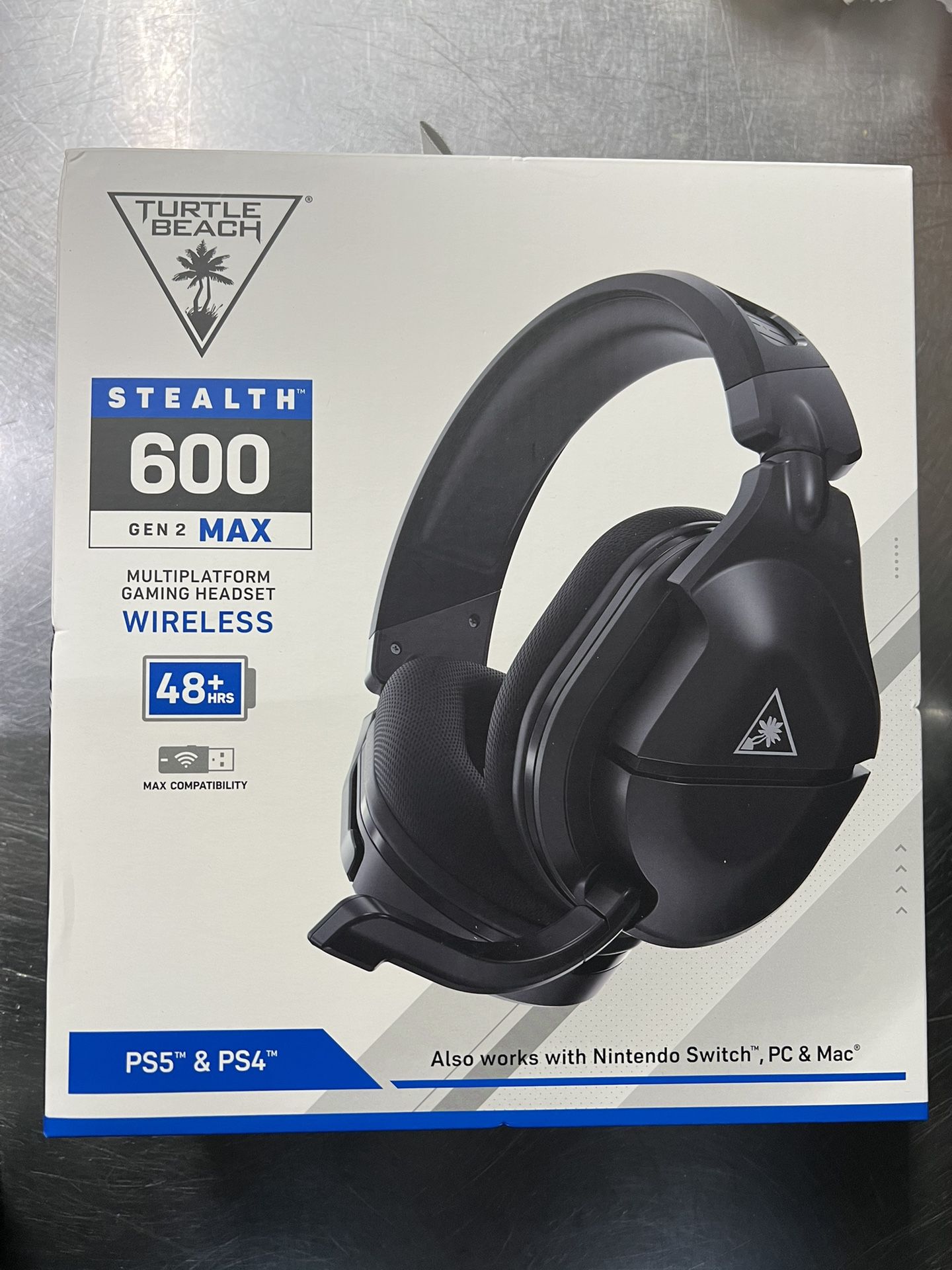 Turtle Beach Stealth 600 Gen 2 MAX Wireless Gaming Headset for Xbox Series X|S/Xbox One/PlayStation 4/5/Nintendo Switch/PC Black