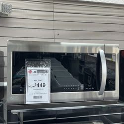 Microwave- LG Microwave Open Box 1 Year Warranty 