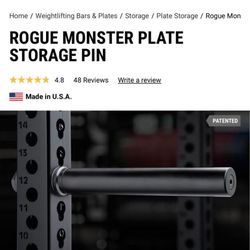 Rogue Fitness Monster Plate Storage Pin - (pair)