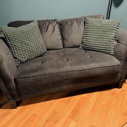 Charcoal love seat
