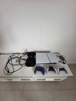 PlayStation 5/ PS5 controllers/ gaming chair