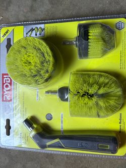 Ryobi Multi-Purpose Cleaning Brush Set