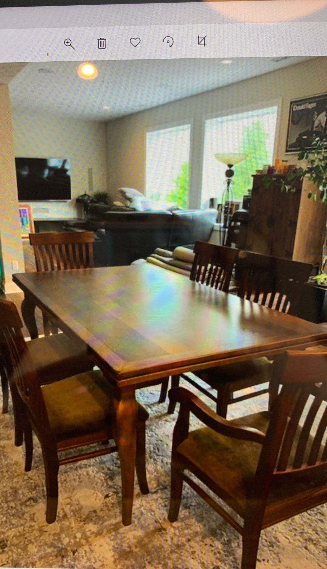 Dining room table-Solid Oak
