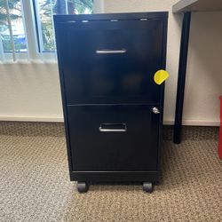 Desk/ Dresser And File Cabinet