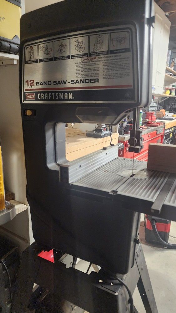 12" band saw sander craftsman