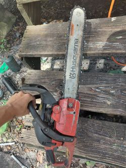 16 inch chainsaw 2 stroke runs amazing