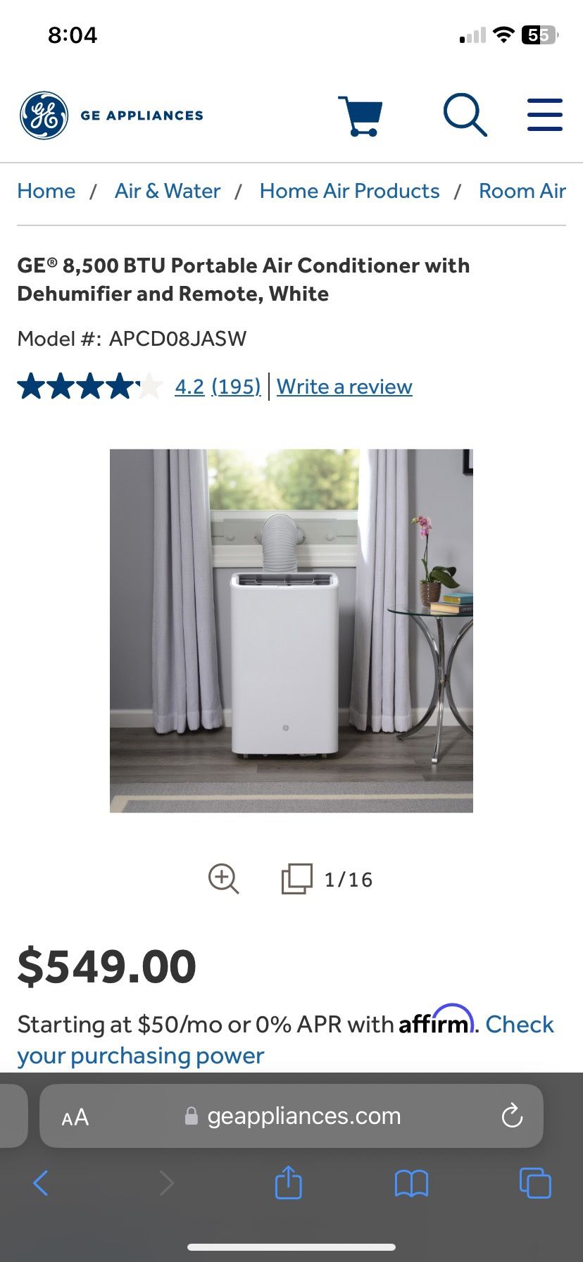 Portable ac unit