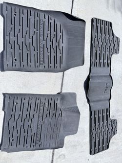 OEM Mopar Front & Rear Rubber Slush Floor Mats Grand Cherokee 13-16