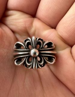 WTB Chrome Hearts Double Floral Ring size 10-10.5