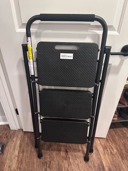 HBTower 3-step Folding Step Ladder