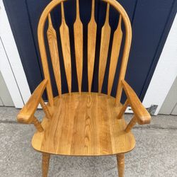 Oak Arm Chair.