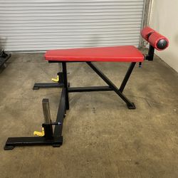 Lying Barbell Row Bench