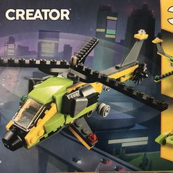 Helicopter Lego Set - 114 pieces (brand new)