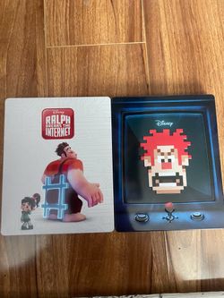 Disney 4k steelbook wreck it ralph 1 and 2