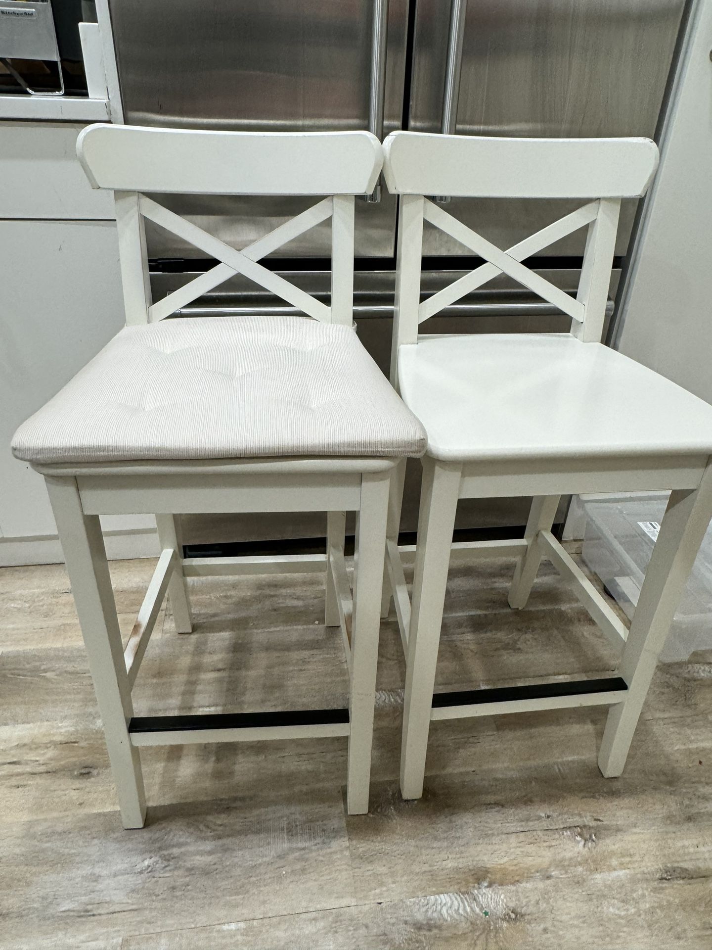 Two IKEA Bar Height Chairs