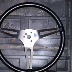 New Steering Wheel With Chevy Horn Button And  Adapter 