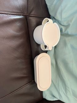 Tupperware butter, dish, and creamer