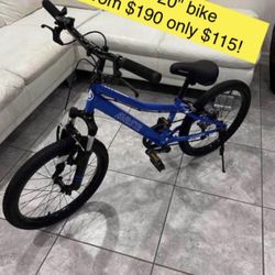 New 20" Mountain Bike From $190 only $115!