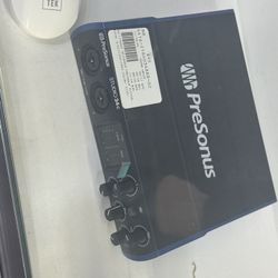 PreSonus multitrack recorder 