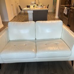 Sofia Vergara White loveseat And Chaise Lounge Set