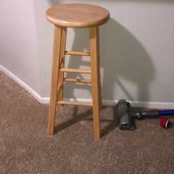 Wood Barstools (2) 30-Inches